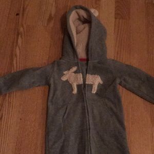 Carters 1 piece moose outfit
